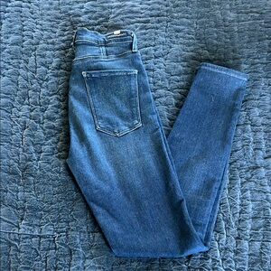 Citizens Of Humanity Blue Skinny Jeans with Whiskering